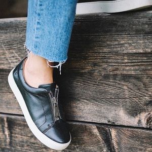 BLACK LENA FRYE SNEAKERS